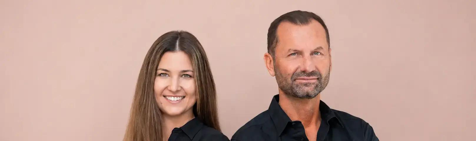 Nadine Stroitz-Tiller (Partner Relations) and Dieter Stroitz (Founder), the team behind Longevity Resorts